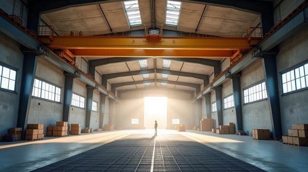Optimiser votre espace de travail avec un pont roulant industriel suspendu